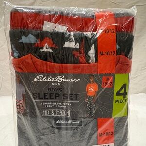 Eddie Bauer Kids' Sleep Set - Red, Gray, Black